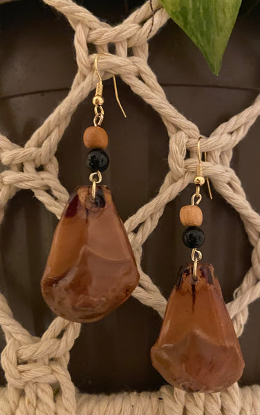 Jeffery Pine Scale Earrings